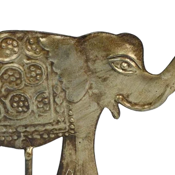 Antique Gold Elephant Table Décor