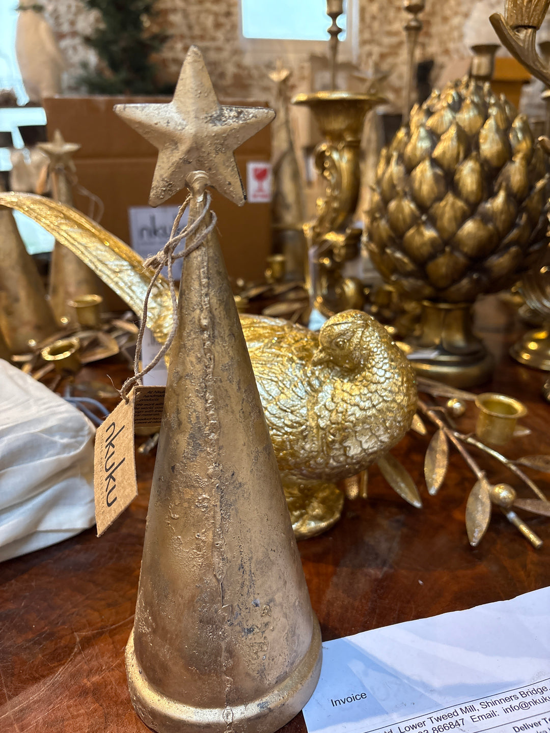 Talna Tree Bell - Antique Brass - Small