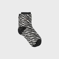 Zebra Socks Black and White