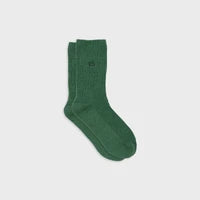 Angora wool socks - Green