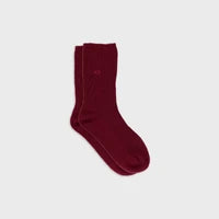 Angora wool socks - Plum