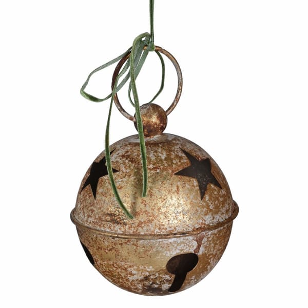RUSTIC GOLD H/GING BAUBLE