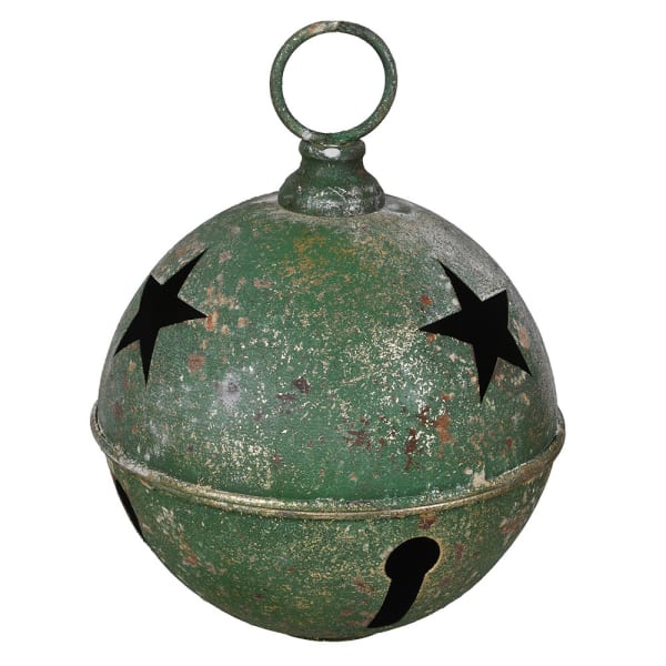 GREEN RUSTIC STAR BELL