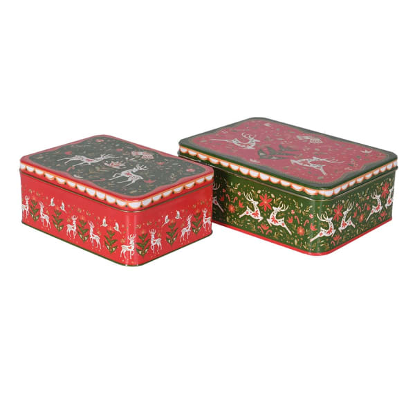 JOLLY REINDEER TINS