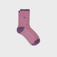 Pink Vintage Glitter socks