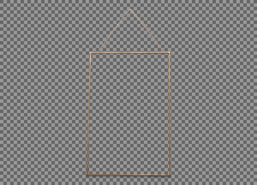 Gigantic Kiko Frame - Antique Brass - Portrait 50 X 35 X 1cm