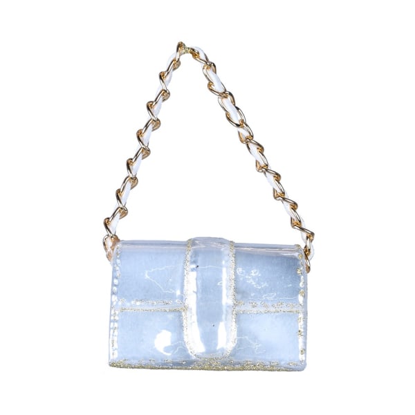 SILVER PEARL HANDBAG