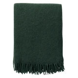 Gotland Bottle Green Brushed Gotland & Lambswool Throw