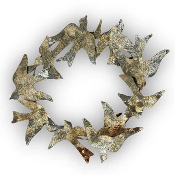 Patina Graceful Flight Wreath