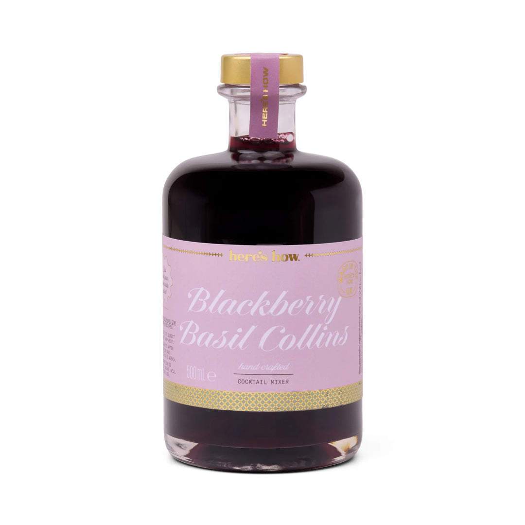 Blackberry Basil Collins Mixer 500ml