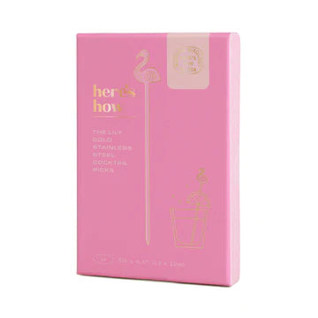 The Lily Flamingo Cocktail Picks - Set of 4