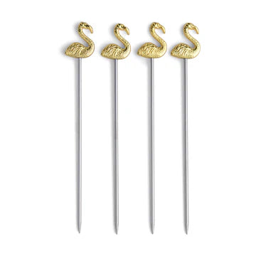 The Lily Flamingo Cocktail Picks - Set of 4