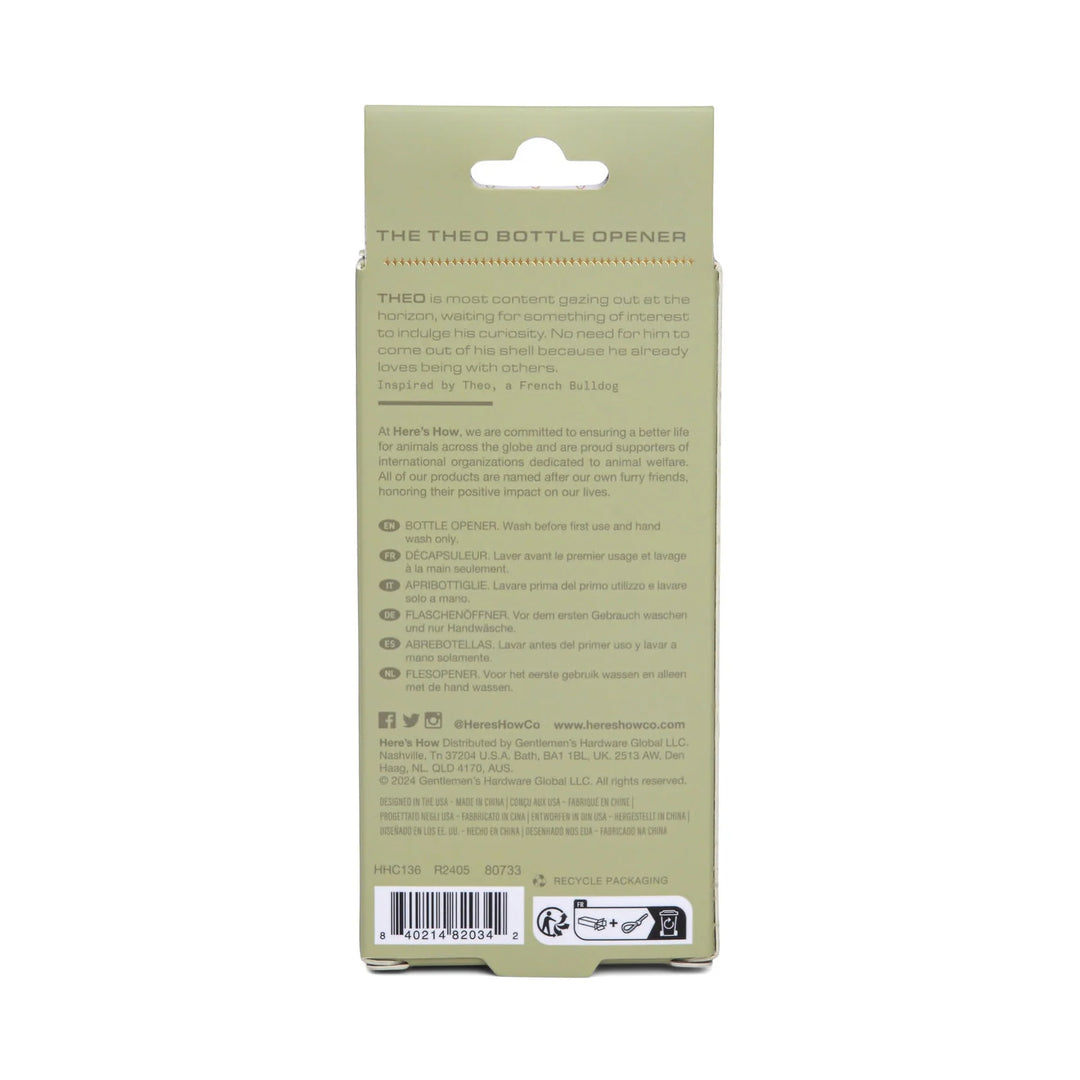 The Theo Shell Bottle Opener