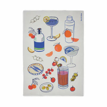 The Emmy Tea Towel - Cocktails