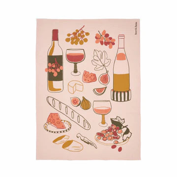 The Emmy Tea Towel - Wine