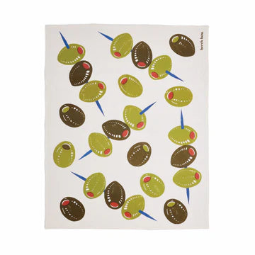 The Emmy Tea Towel - Olives