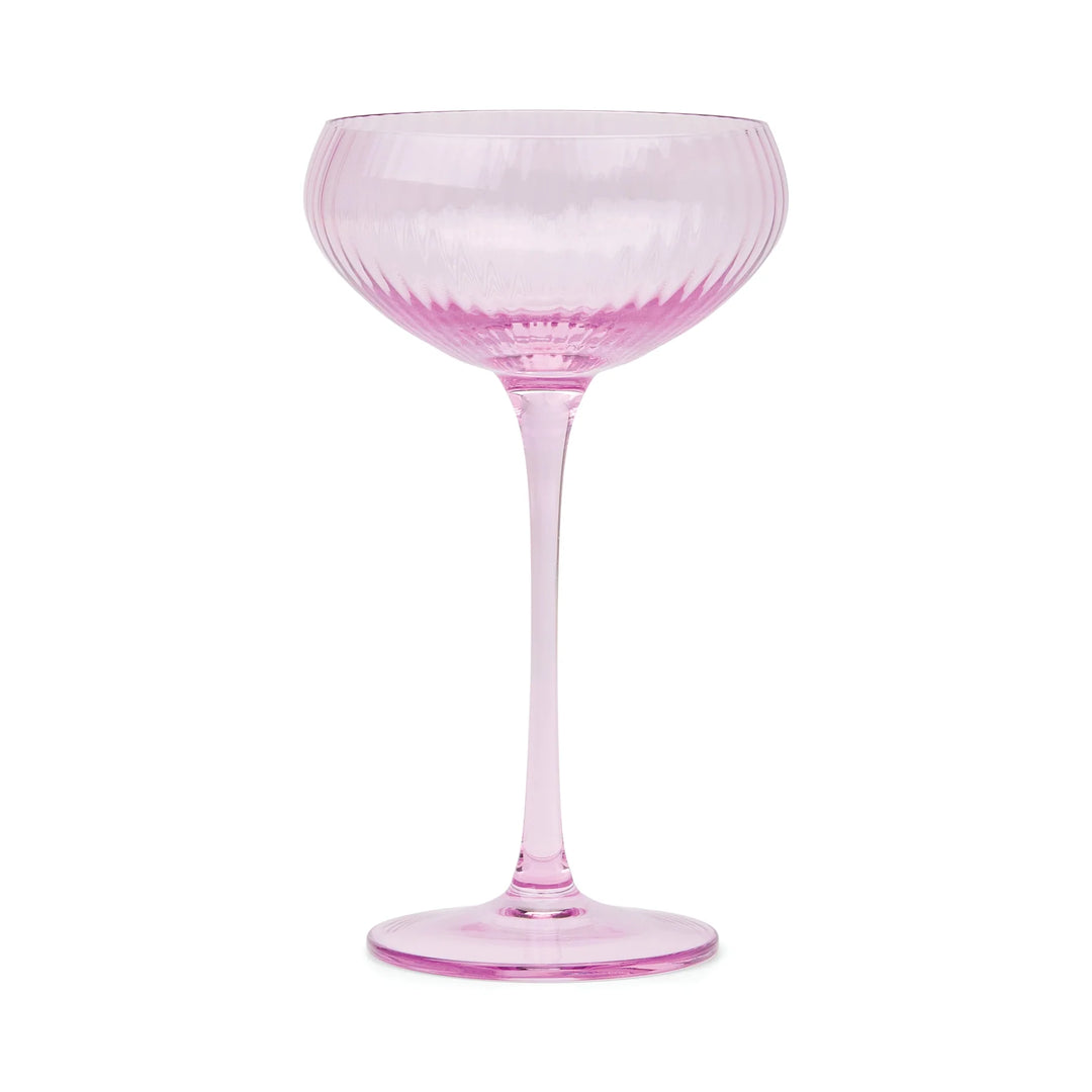 The Lou Coupe Glass - Set of 2  Lilac