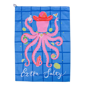 Tea Towel - Extra Salty - Octopus