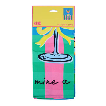 Tea Towel - Make Mine a Martini - Cat