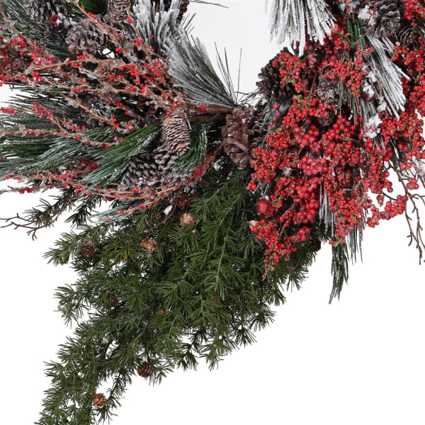 DELUXE PINE/BERRY WREATH
