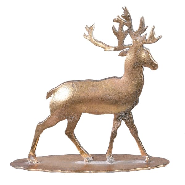 GOLD REINDEER STAND