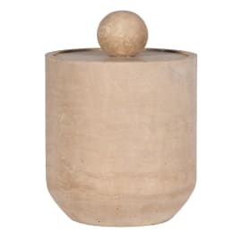 TRAVERTINE EFF ICE BUCKET