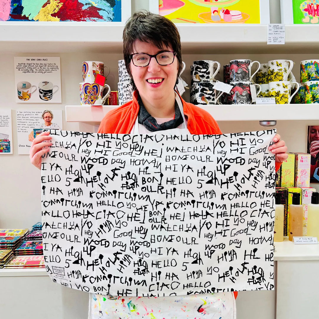 Hello Hello Organic Cotton Tea Towel