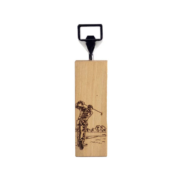 Beech Bottle Opener - Golf