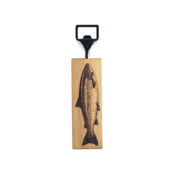 Beech Bottle Opener - Salmon