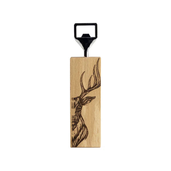 Beech Bottle Opener - Scandi Stag