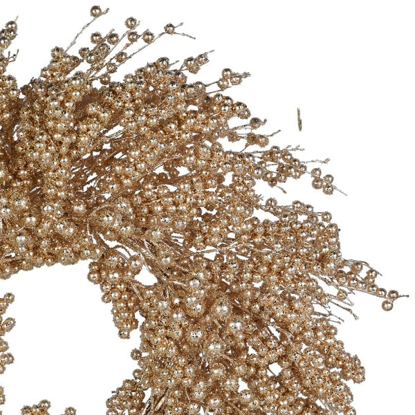 60cm Golden Berry Wreath