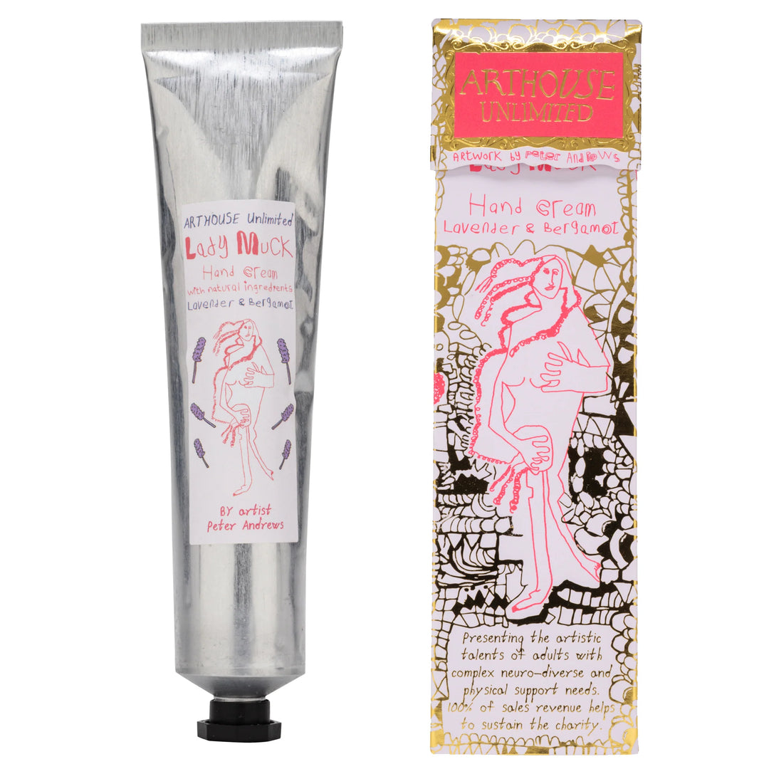 Lady Muck, Hand Cream (Lavendar & Bergamont) 60ml Aluminium