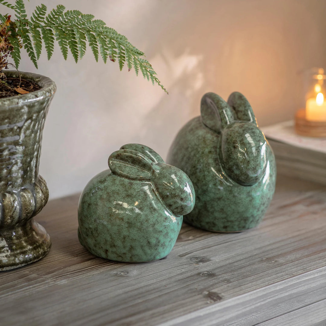 Lodsworth Pair of Sitting Bunnies
