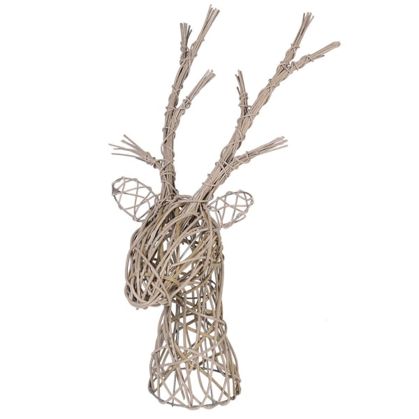 RATTAN DEER HEAD