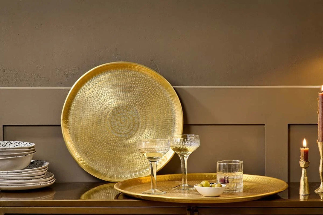 Mahika Tray - Antique Brass - Large