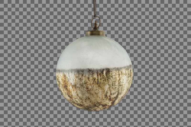 Ngolo Giant Bauble - Aged Smoke - Large