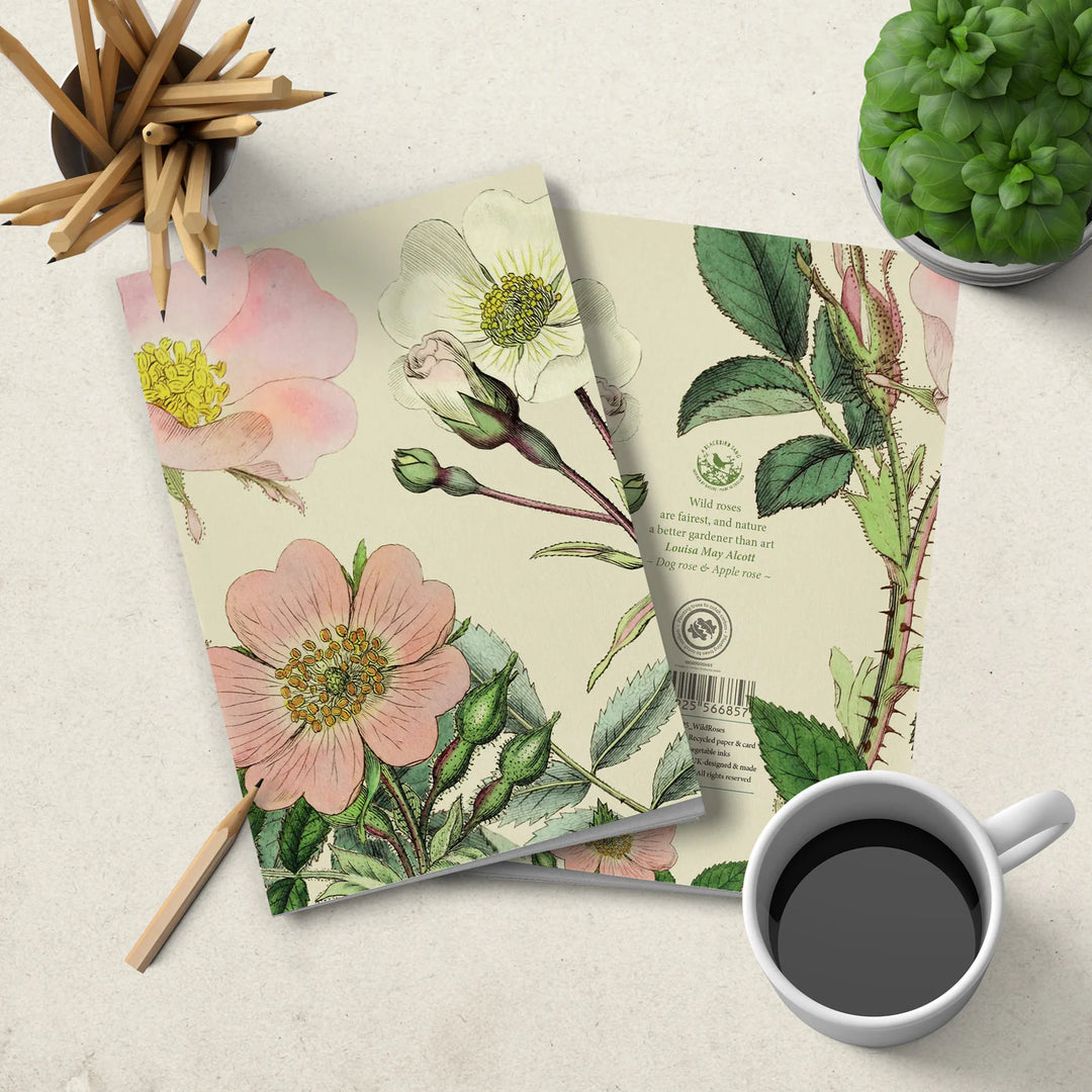 Notebook - soft cover - Wild Roses