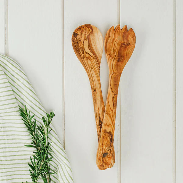 Olive Wood - Salad Server Set