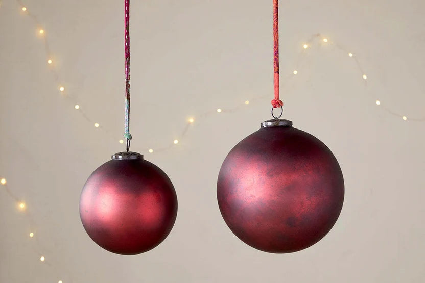 Oko Giant Bauble - Bordeaux - Large