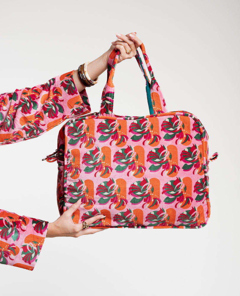 SPLIT PINK Weekend Bag