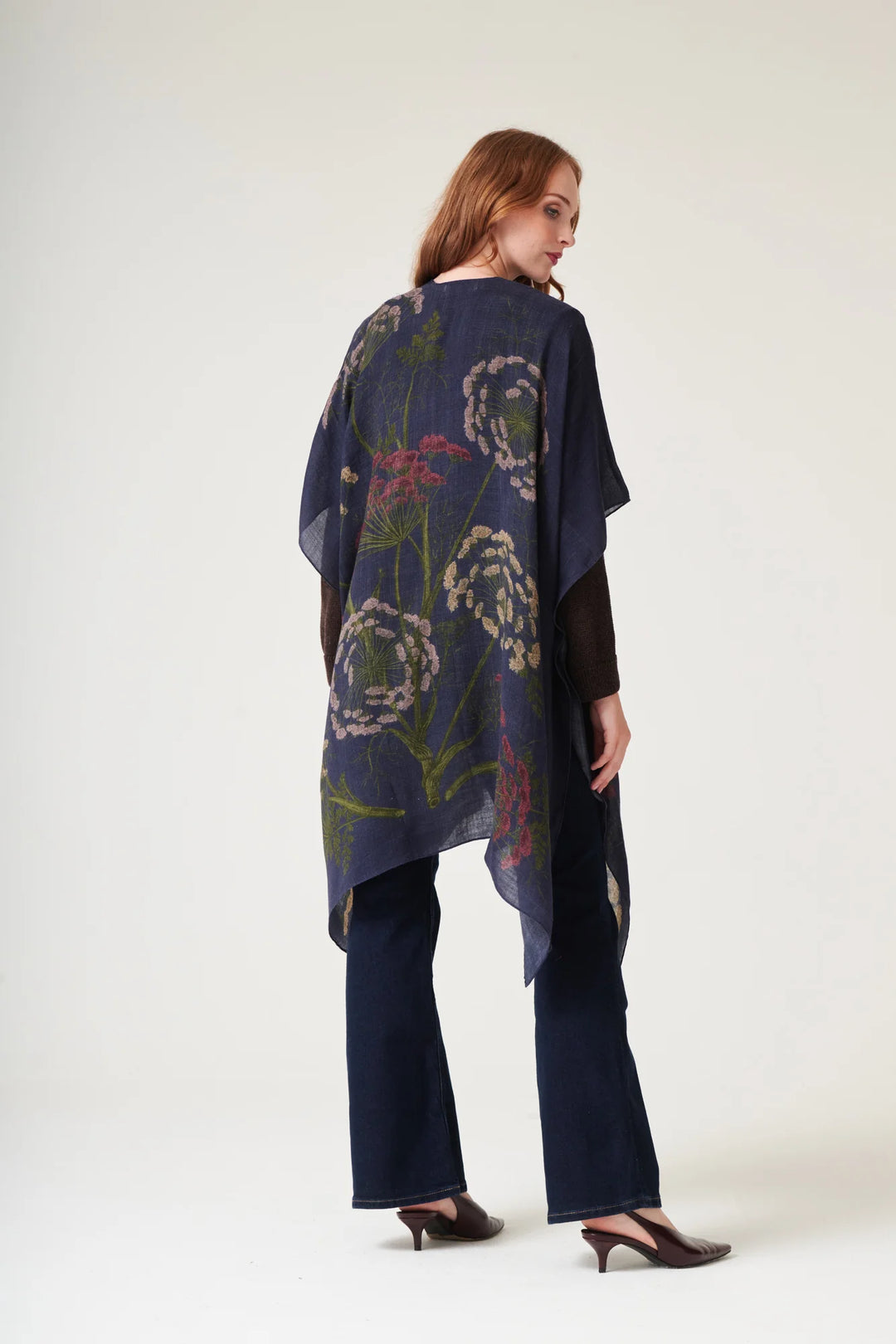 Parsley Seed Navy Wool Throwover