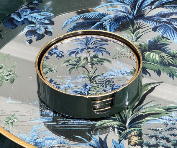 Set of 4 Tropical Vista Coasters
