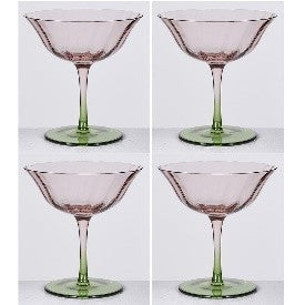 FLEUR COUPE GLASSES