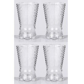 RIBBLED WATER GLSSES