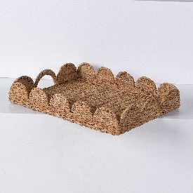 SCALLOP SEAGRASS TRAY