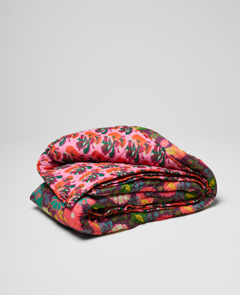 COSMOS FIG/Split Pink Quilt