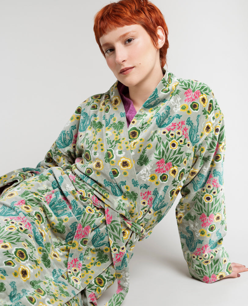 SWAINSTON GREEN Velvet Robe