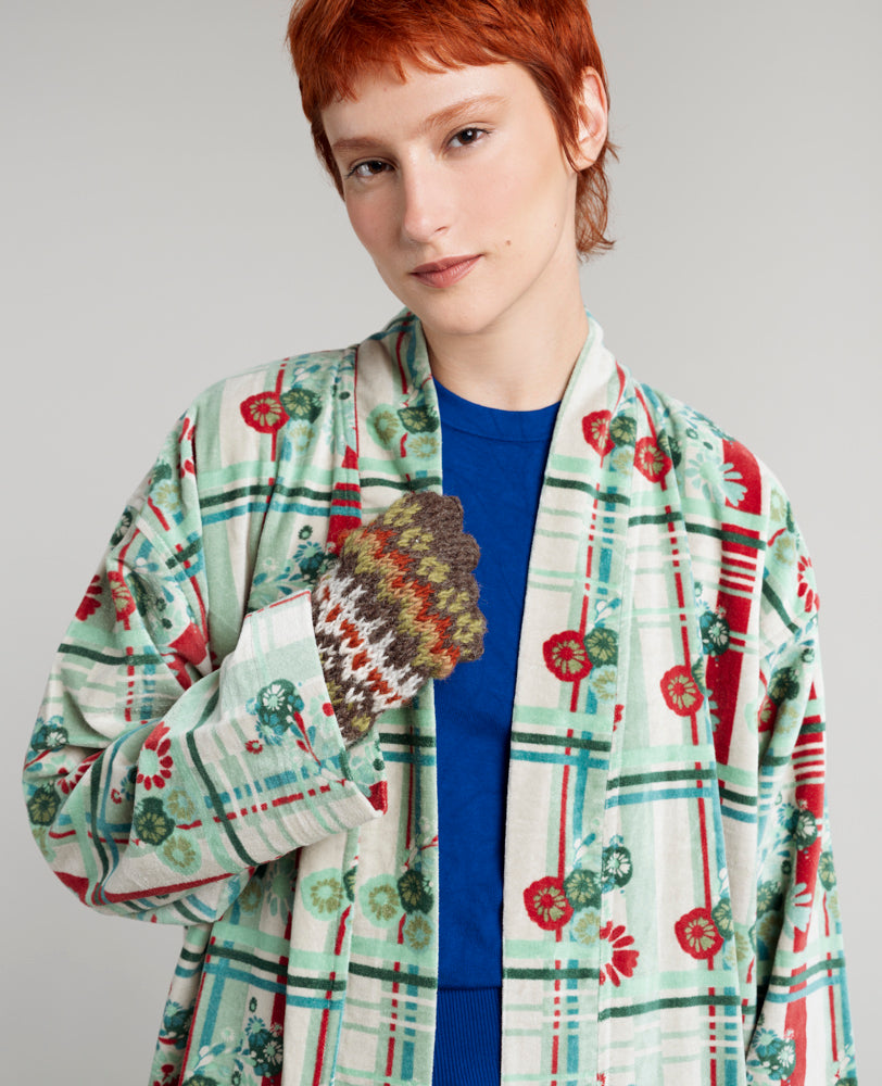 DUNDEE SAUGE Velvet Robe