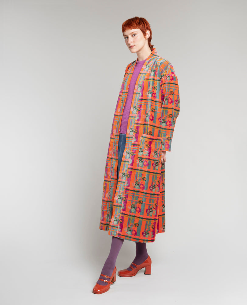 DUNDEE ORANGE Velvet Robe