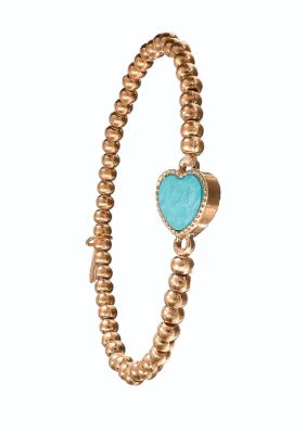 B - Capture My Heart.... Azure/Worn Gold